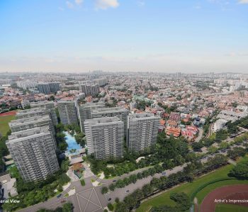 The Florence Residences 悦湖苑 Ariel_View_-_AI
