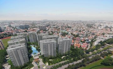 The Florence Residences 悦湖苑 Ariel_View_-_AI