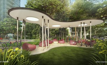 The Florence Residences 悦湖苑 Biker pavilion_AI