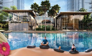 The Florence Residences 悦湖苑 clubhouse swimming pool