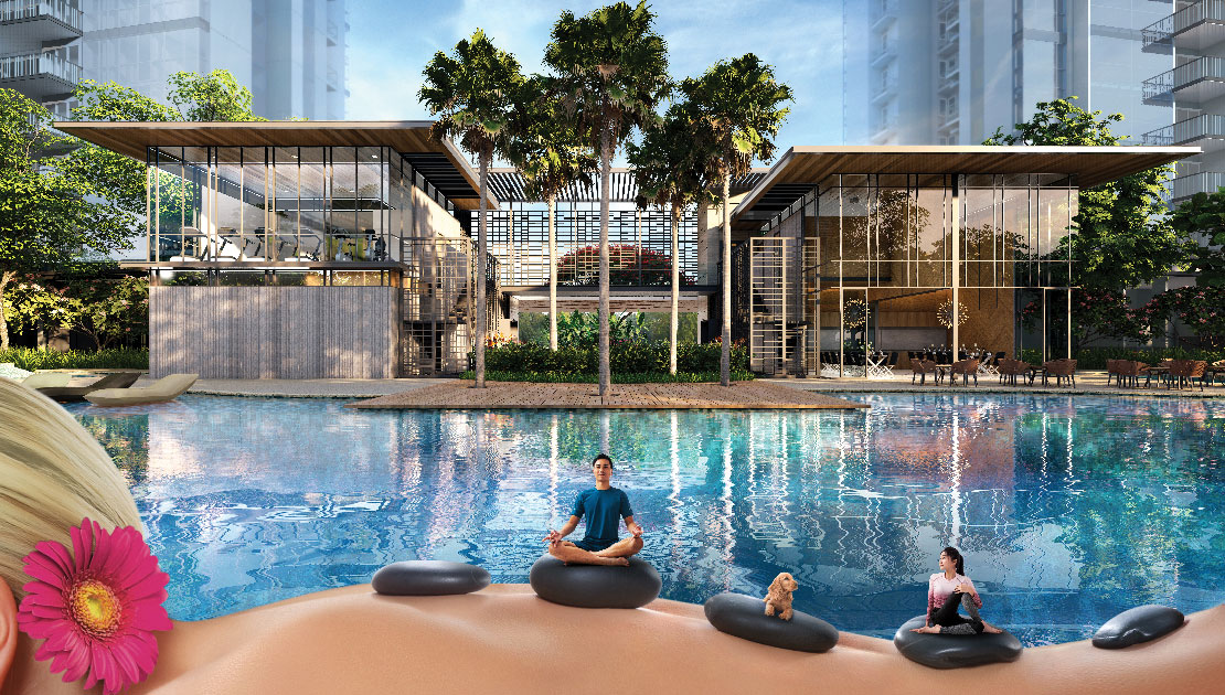 The Florence Residences 悦湖苑 clubhouse swimming pool