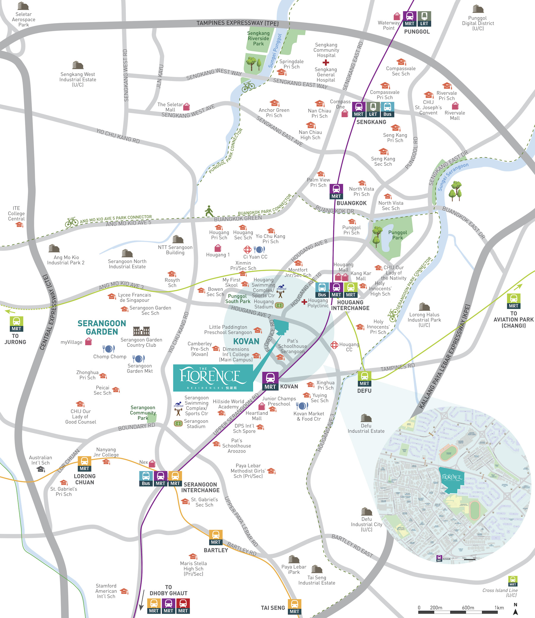 The Florence Residences Location Map