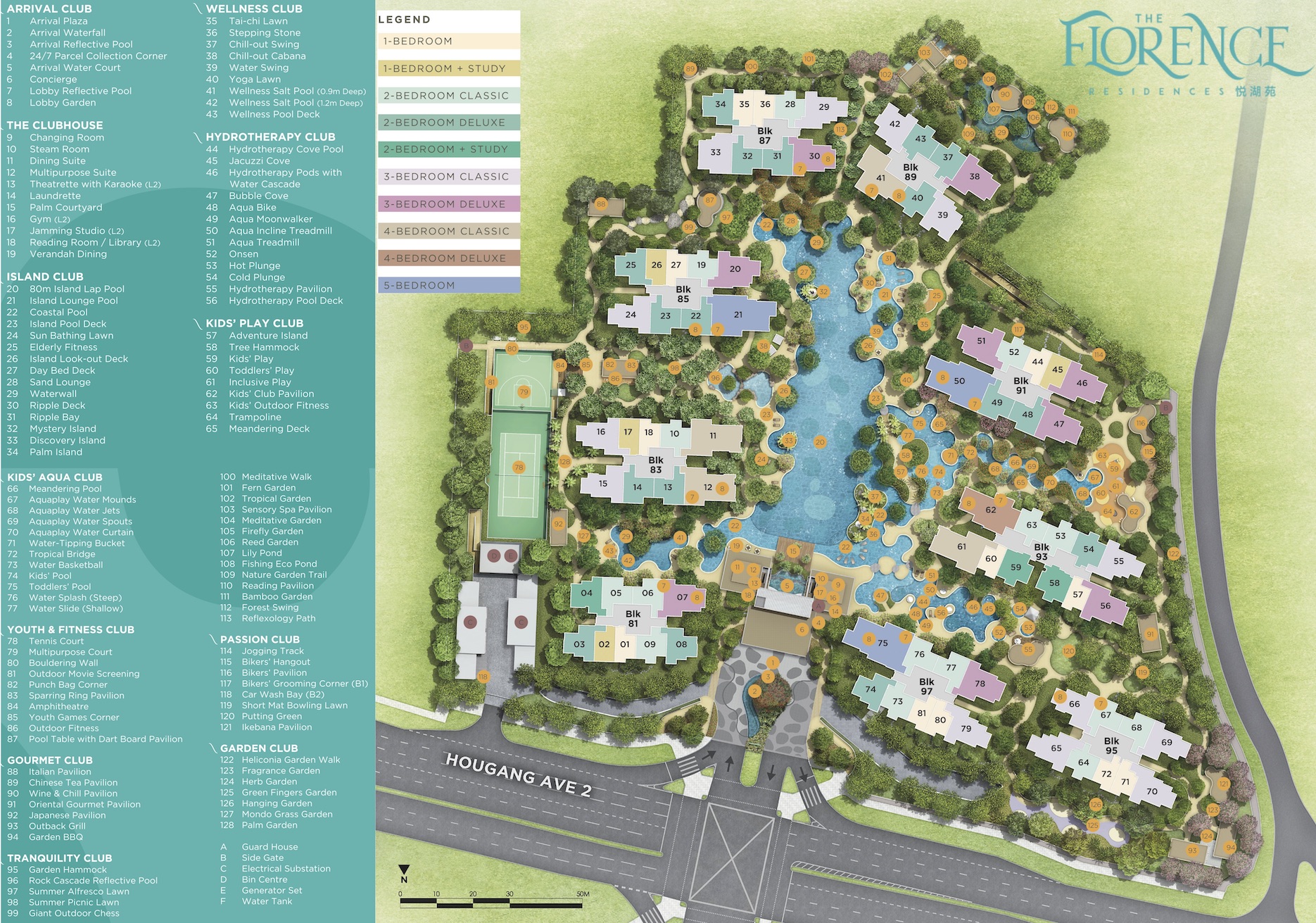 The Florence Residences condo site plan